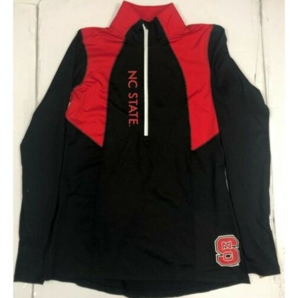 NC State Wolfpack NCAA 1/4 Zip Dri Fit Women's Track Jacket LARGE 12/14 - Picture 1 of 1